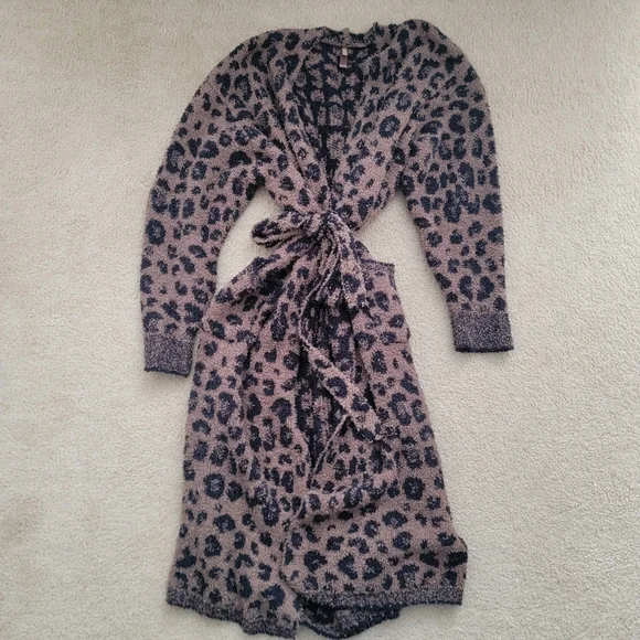 SKIMS Leopard Cozy Robe NWOT 2X/3X - Picture 2 of 4